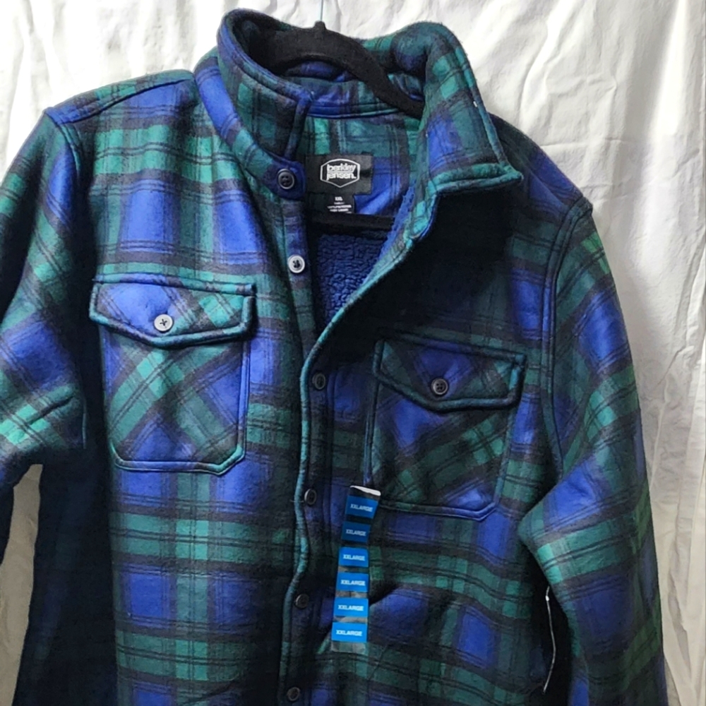 Berkley Jensen Sherpa shirt jacket